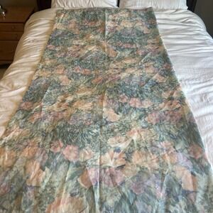 Vintage Springs‎ Home Shower Curtain Watercolor Pastel Floral USA